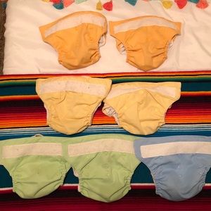 Lot of Bum Genius cloth diapers pockets / snaps